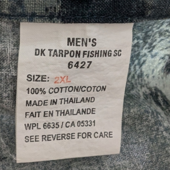 NEW ..Woolrich Mens Mountain Run Duck Tarpon Fishing Shirt...Size XXL - Picture 4 of 6